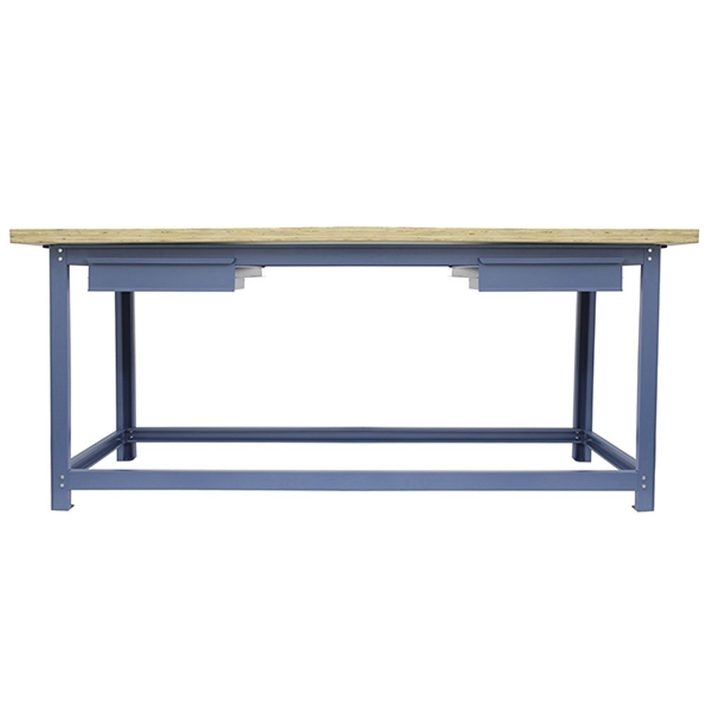 Bancada Multiuso Desmontável 2000 x 800 x 40 mm com 2 Gavetas NOCRAM-NB-4