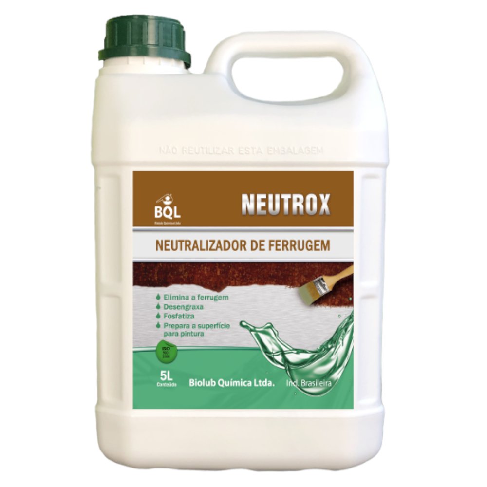 Neutralizador de Ferrugem Neutrox 5 Litros BIOLUB-1140