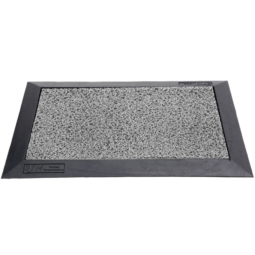 Tapete Sanitizante com Capacho Grafite 60x40cm RTM-2340
