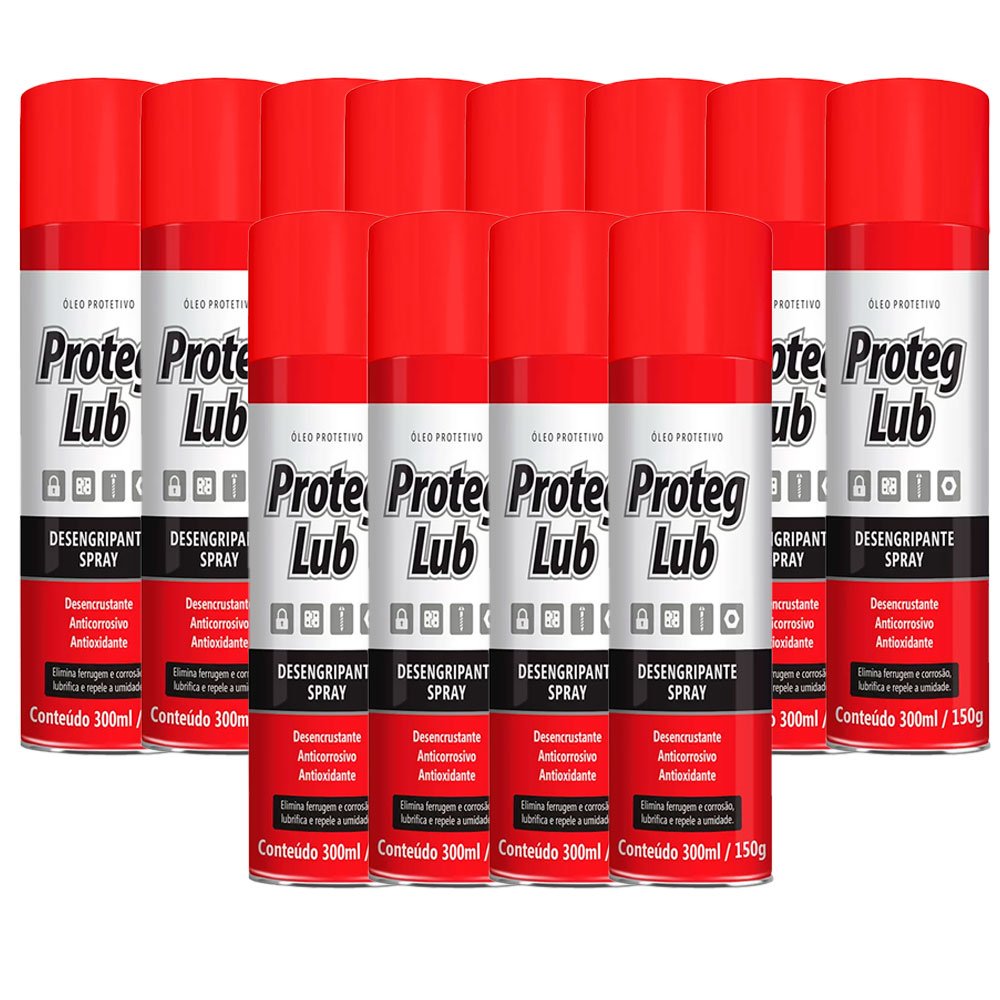 Desengripante 300ml com 12 Unidades PROTEG LUB-K3915