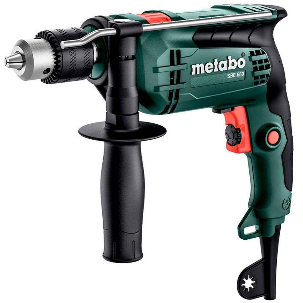 Furadeira de Impacto Reversível Industrial 650W 1/2 Pol. 1500RPM 220V METABO-SBE650