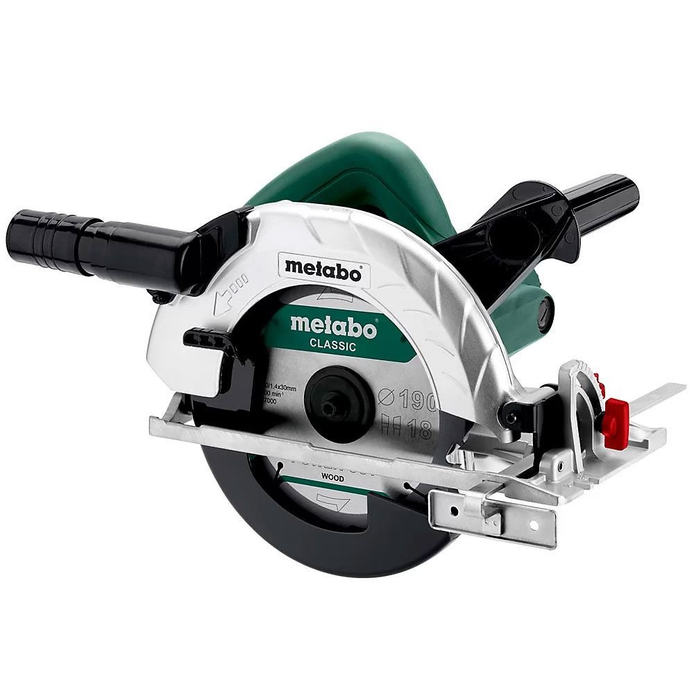 Serra Circular Industrial 1050W 184×15.9mm 7.1/4 5800 RPM 220V METABO-KS190