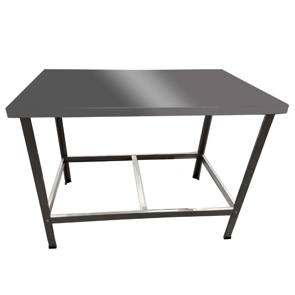 Mesa de Serviço Slim MSIS-14 55 x 80cm em Aço com 1 Travessa CEFAZ-MSIS-14
