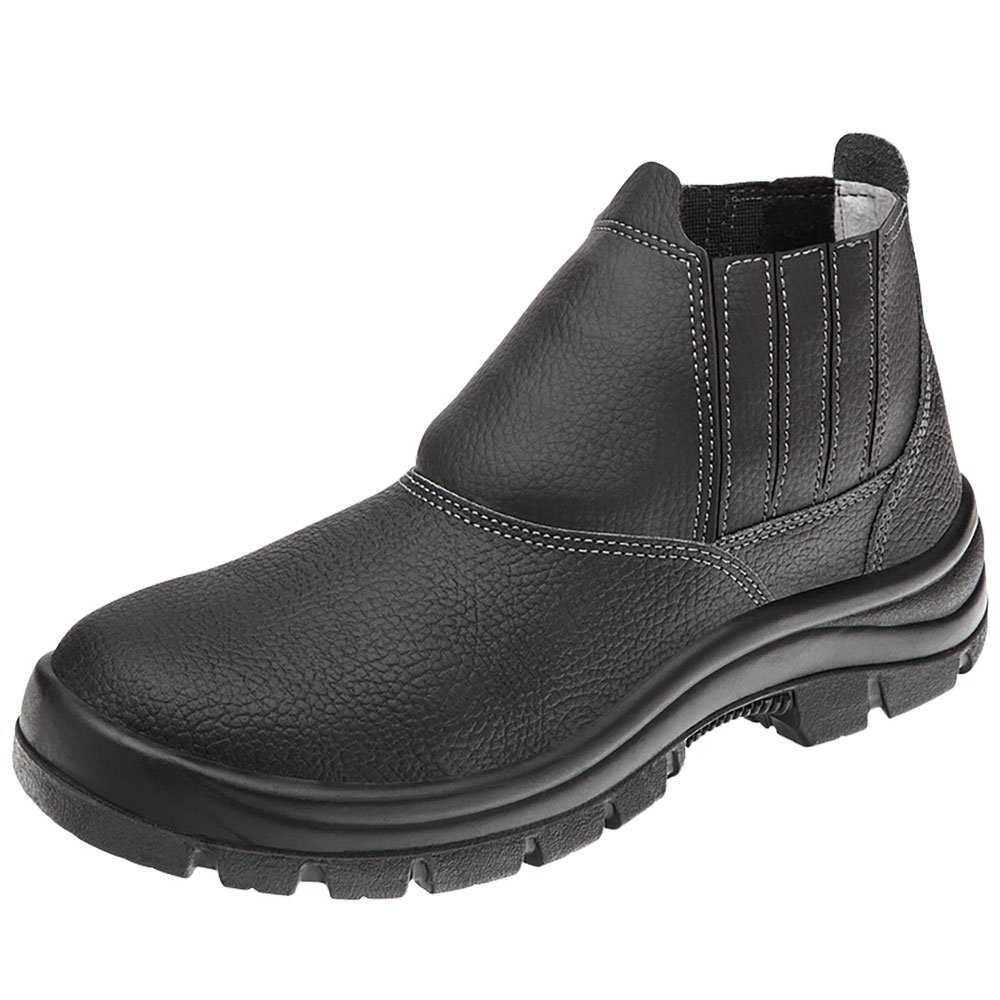 Botina de Segurança Preto com Bico de PVC n41 Safety Flex CA 43409 11SFB48-BP MARLUVAS-700258-41