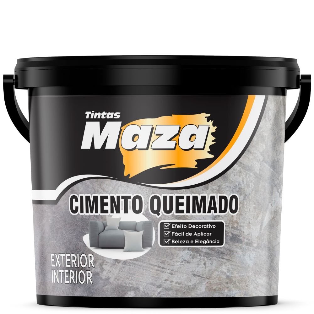 Revestimento Cimento Queimado Platina 23kg MAZA-29480
