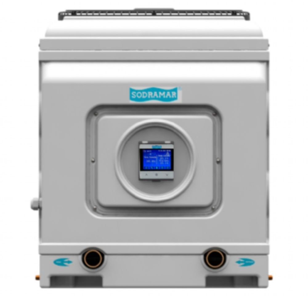 Aquecedor para Piscina Trocador de Calor com Painel Touch BIF 1700W 1/2CV 220V SD40 SODRAMAR-016010