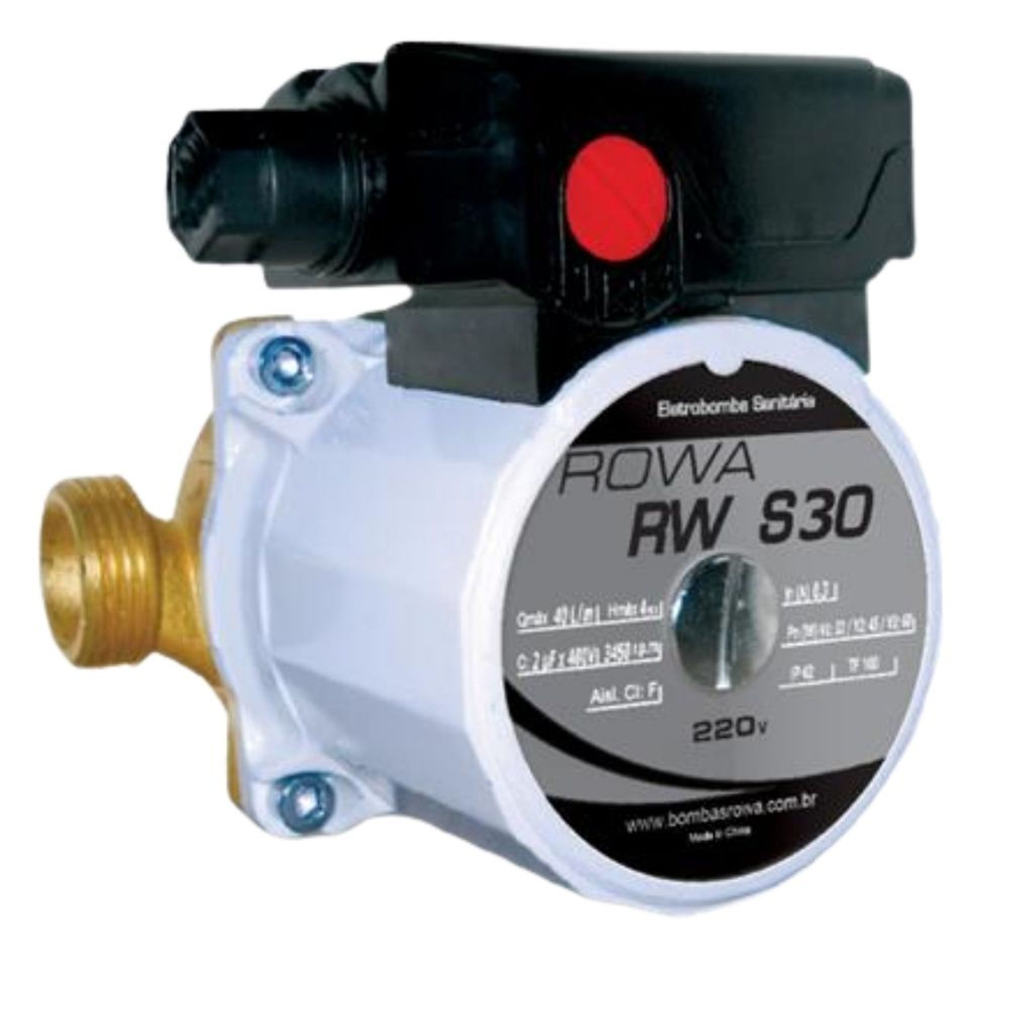 Bomba de Recirculação de Água RWS30 220V Rowa