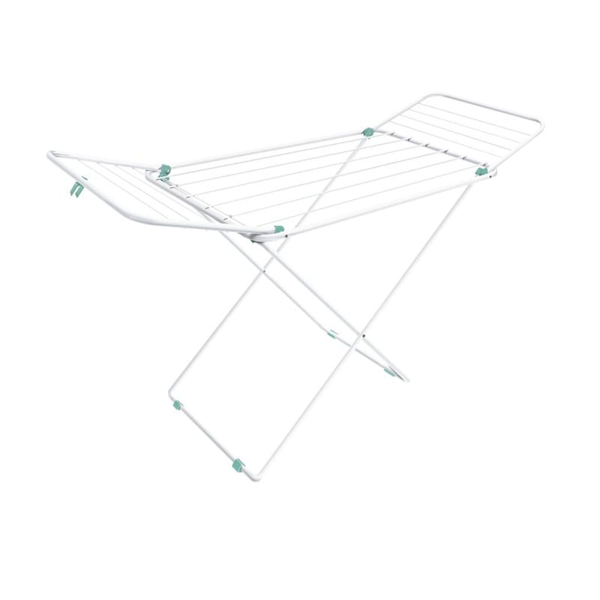Varal de Chão Lugano com Abas Aço Branco 1,22x56x80cm Secalux