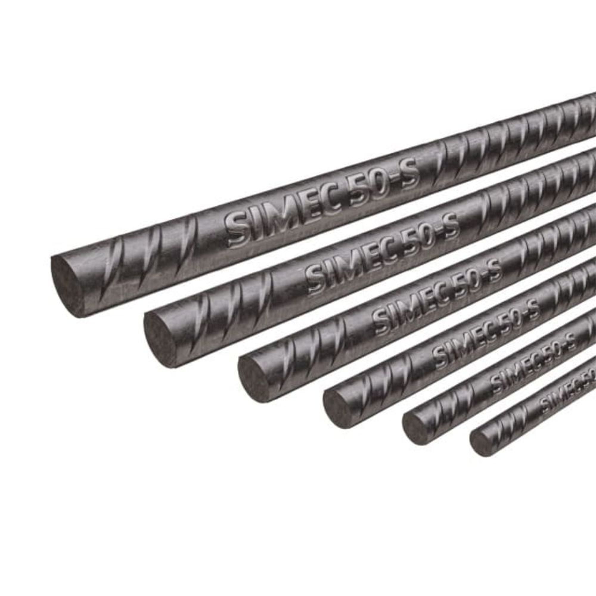 Vergalhão Aço Nervurado CA-50 12,5mm 1/2″ Barra 12m Simec