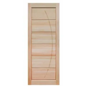 Folha de Porta Maciça Eucalipto com Friso C BB020 Reck