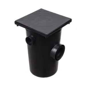 Caixa Sifonada Polipropileno com Cesto para Limpeza Preto 12L TAF