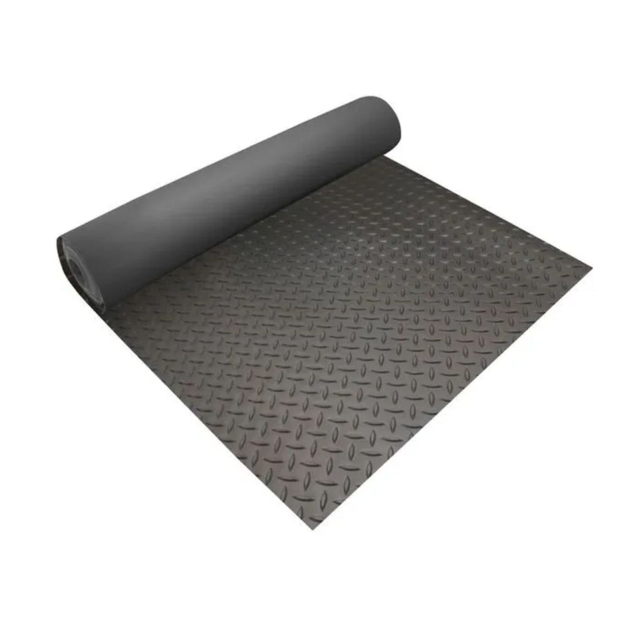 Piso Laminado PVC Bus Preto 2mm 130x100cm Kapazi