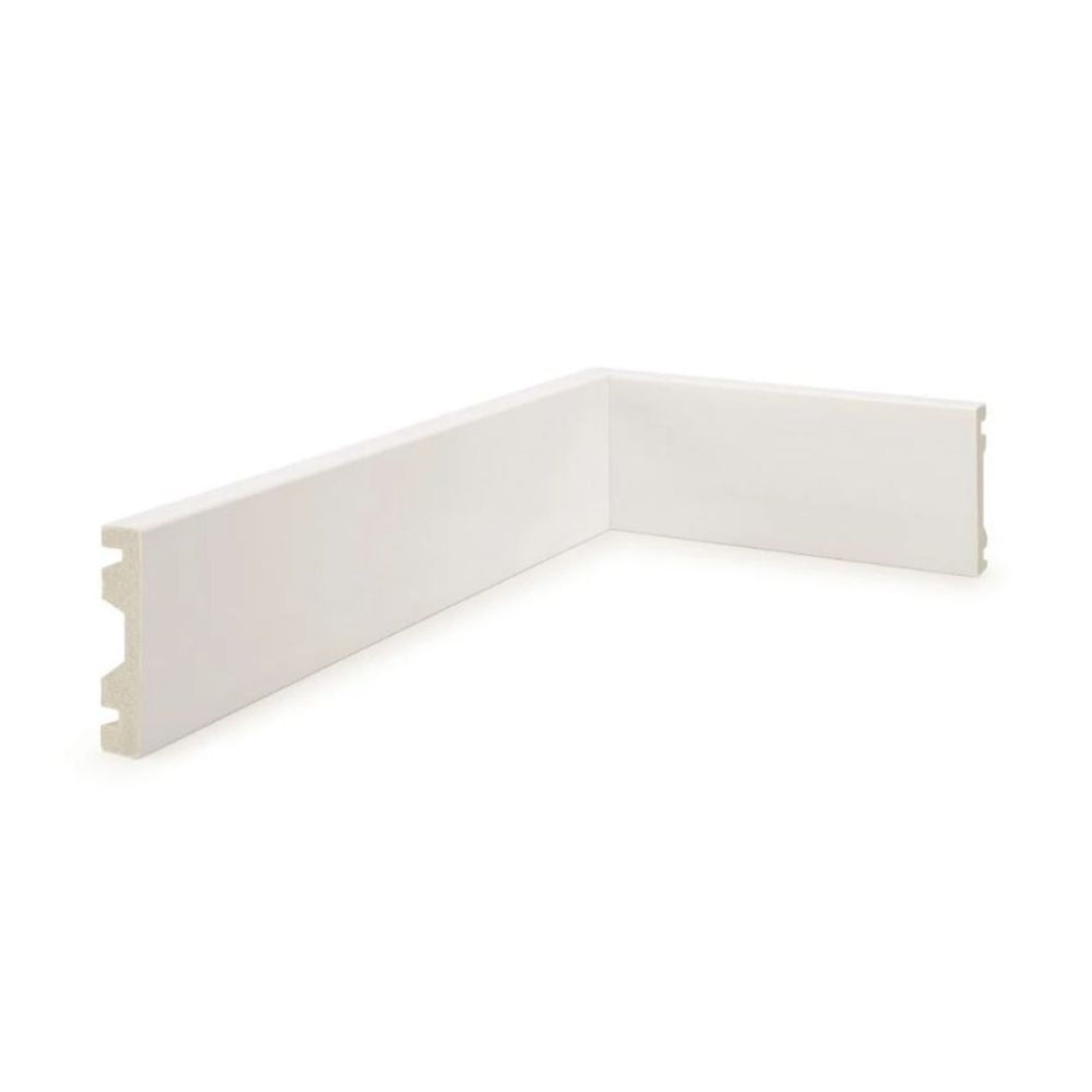 Guarnição Poliestireno Liso Branco Ruffino