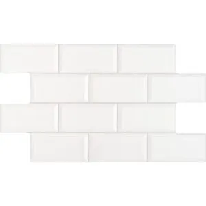 Revestimento Camel Metro Dia Bold Brilhante Branco 31x54cm 1,58m2