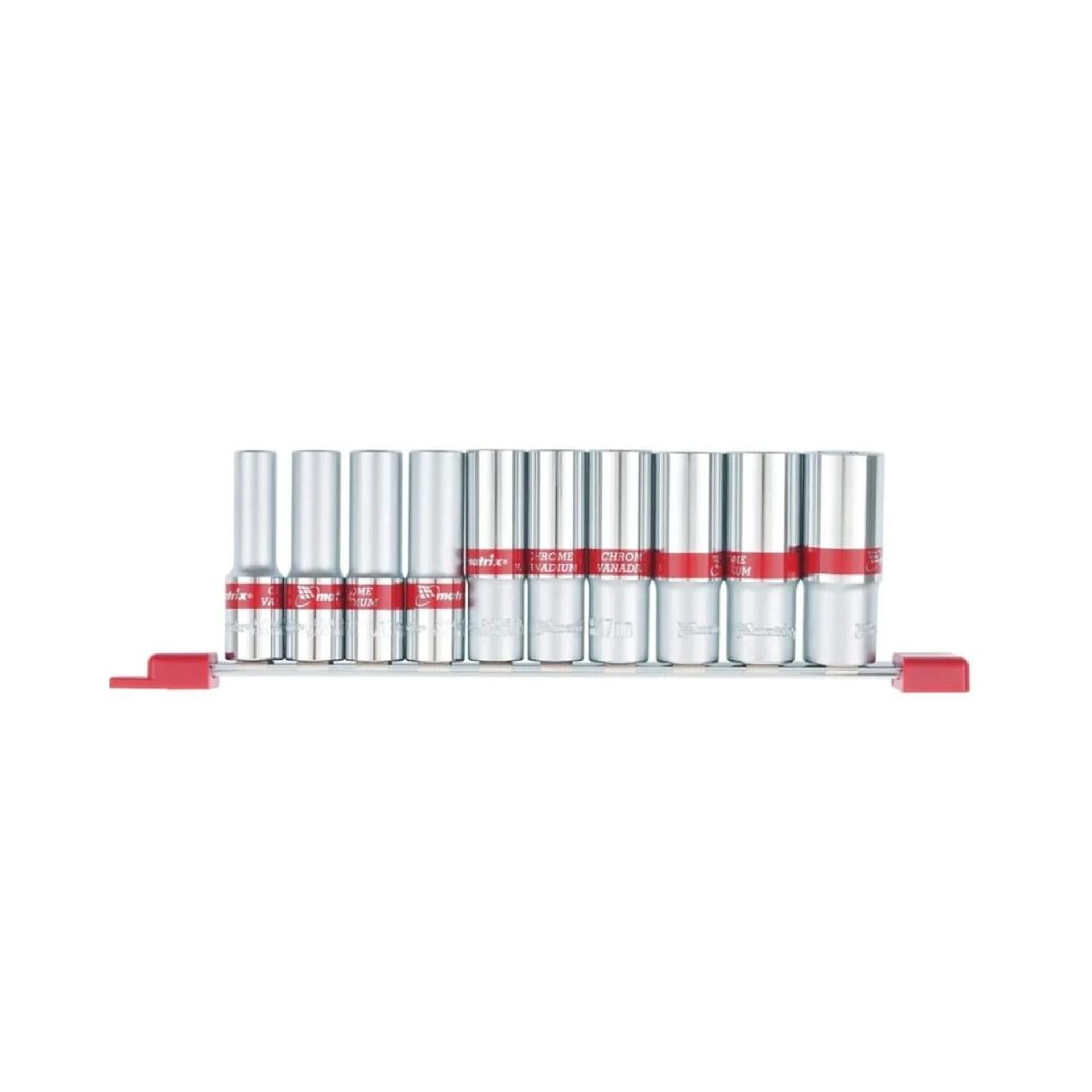 Jogo Soquete Longo 10 -20mm Encaixe 1/2″ MTX
