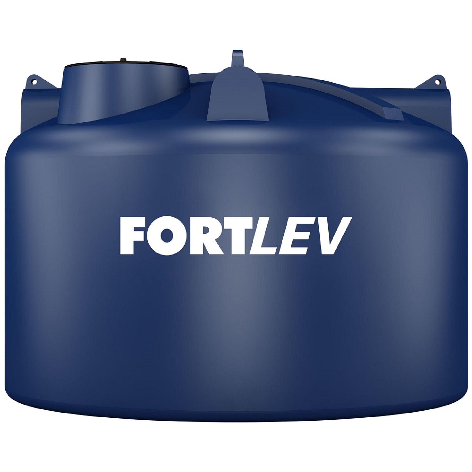 Tanque Polietileno com Tampa Azul 15000L Fortlev