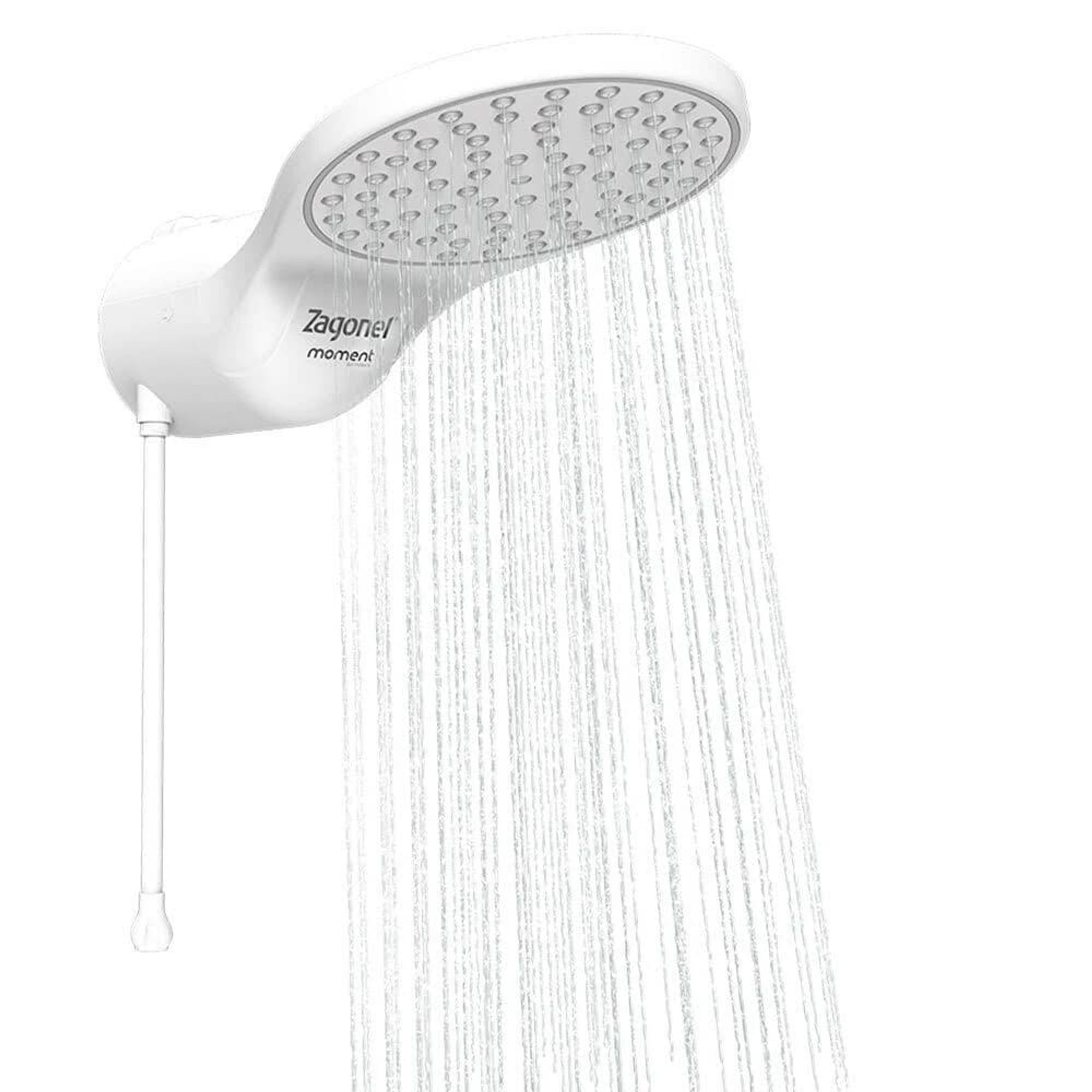 Ducha Moment Eletrônica Branca 127V 5500W Zagonel