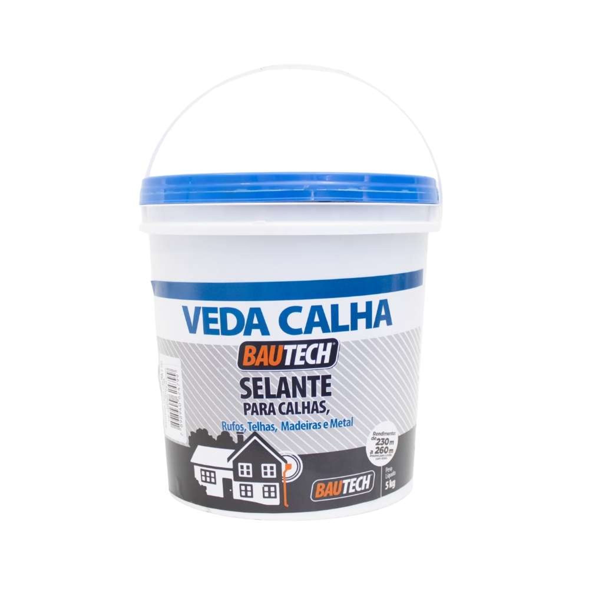 Selante Veda Calha Cinza 5Kg Bautech