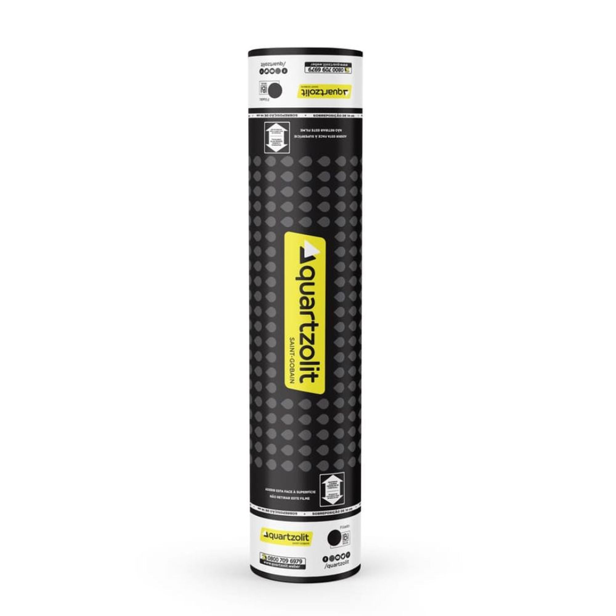 Manta Asfáltica Poliéster Tipo II 3mm 10m Quartzolit
