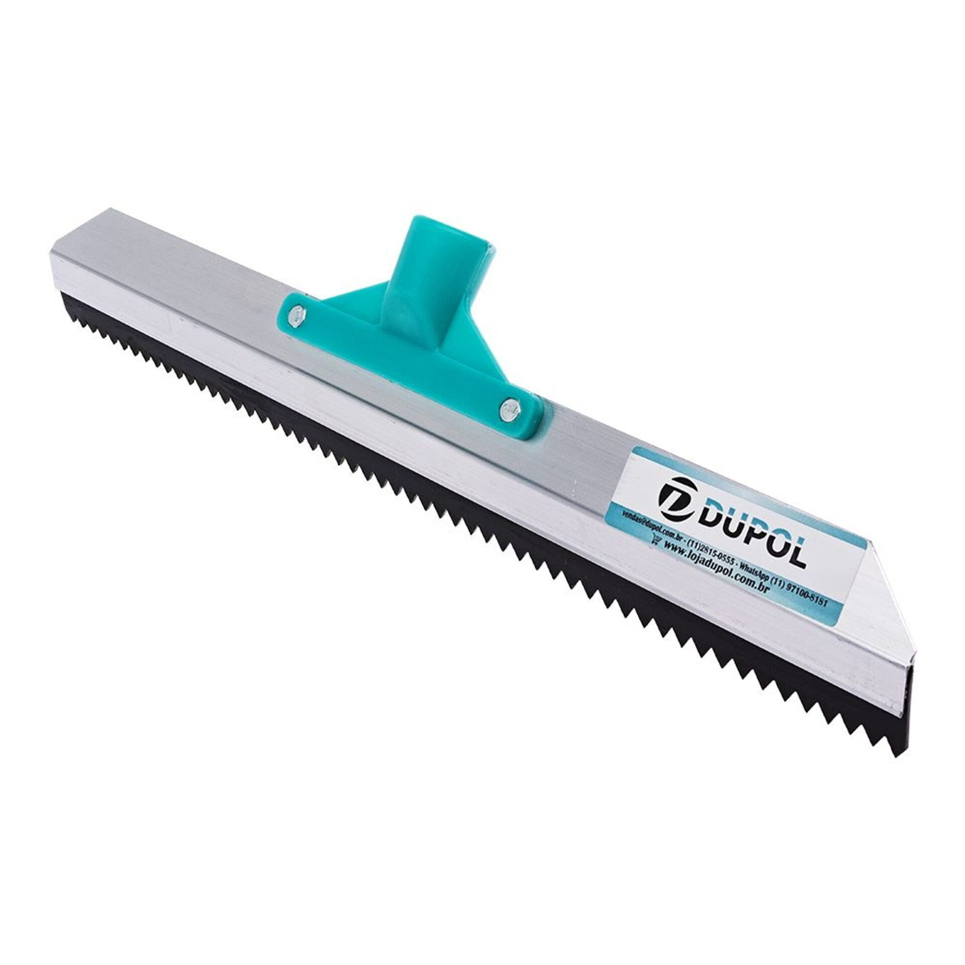 Rodo Dentado Alumínio Simples 40cm PT3 3mm Dupol