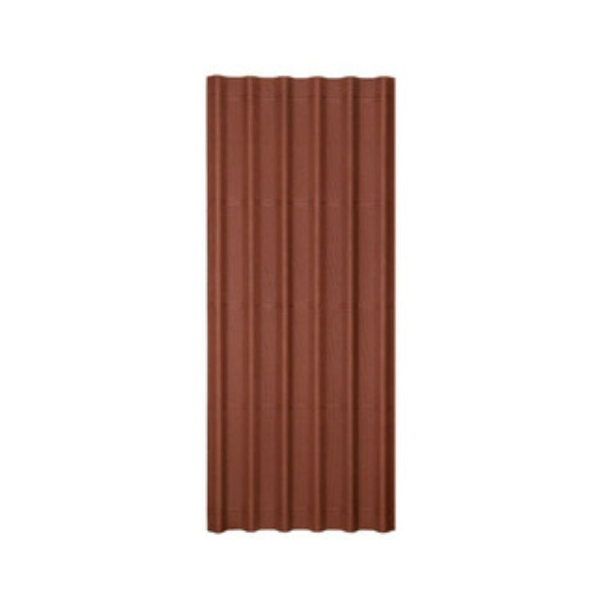 Telha Ondulada Fibra Stilo Vermelha 3mm 2×0,82cm Onduline