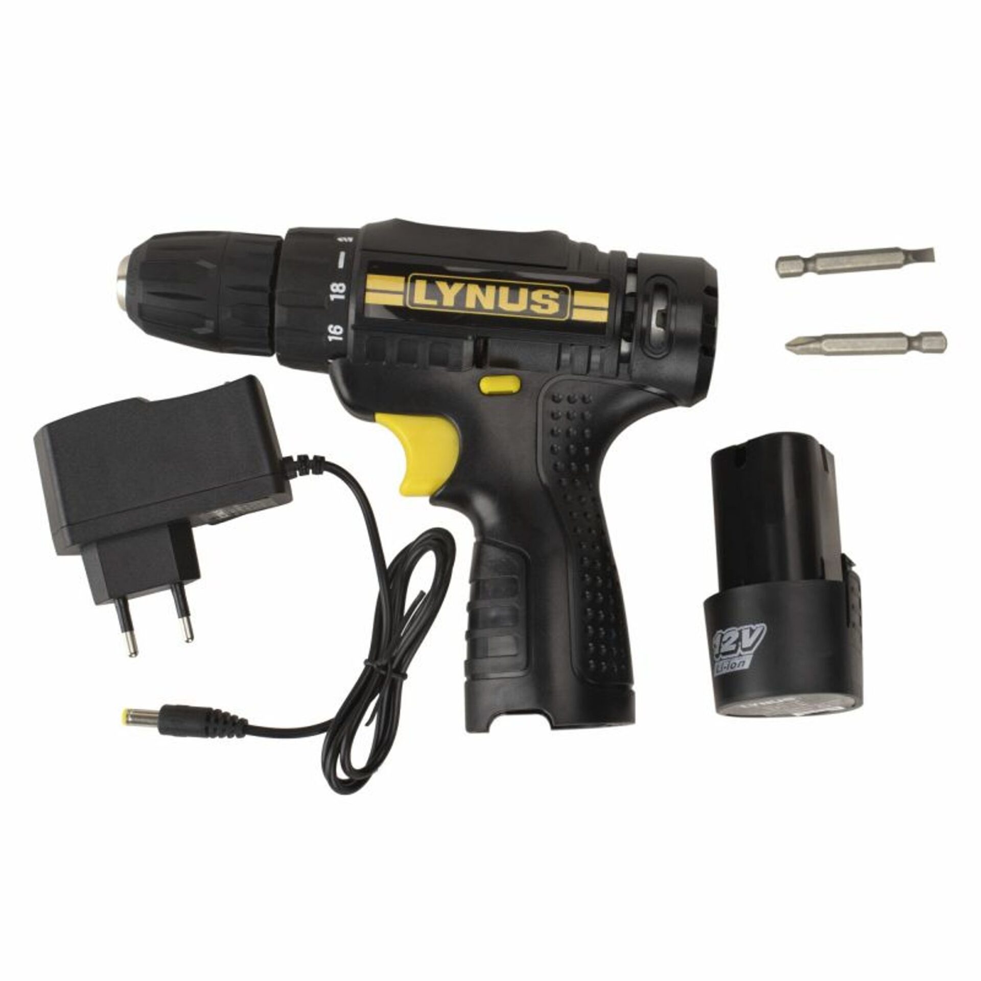 Furadeira Parafusadeira Tipo Palito 3/8″ 12V 1 Bateria PFL-12P Lynus