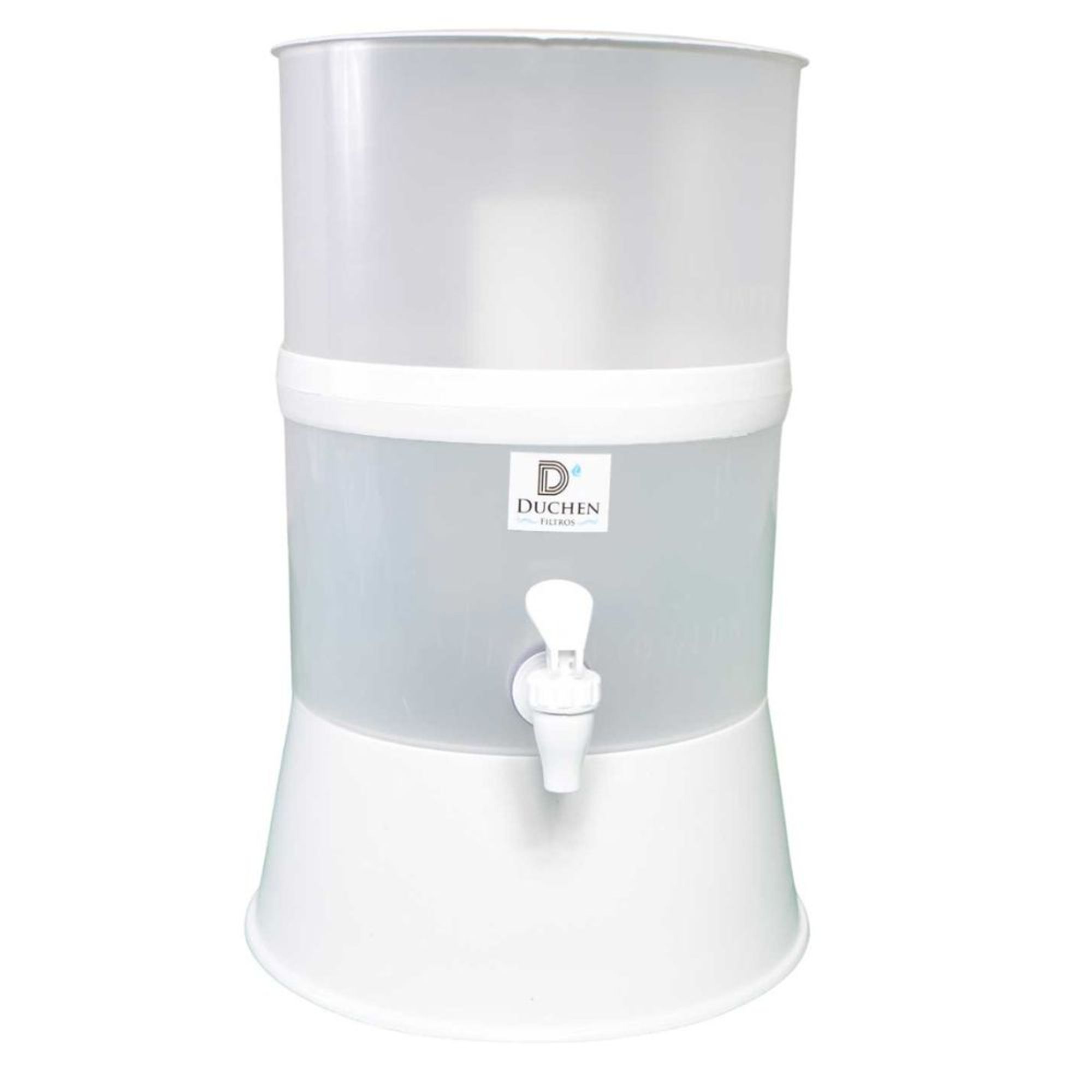 Filtro de Água Compacto de 7,5 Litros com Vela Branco Duchen