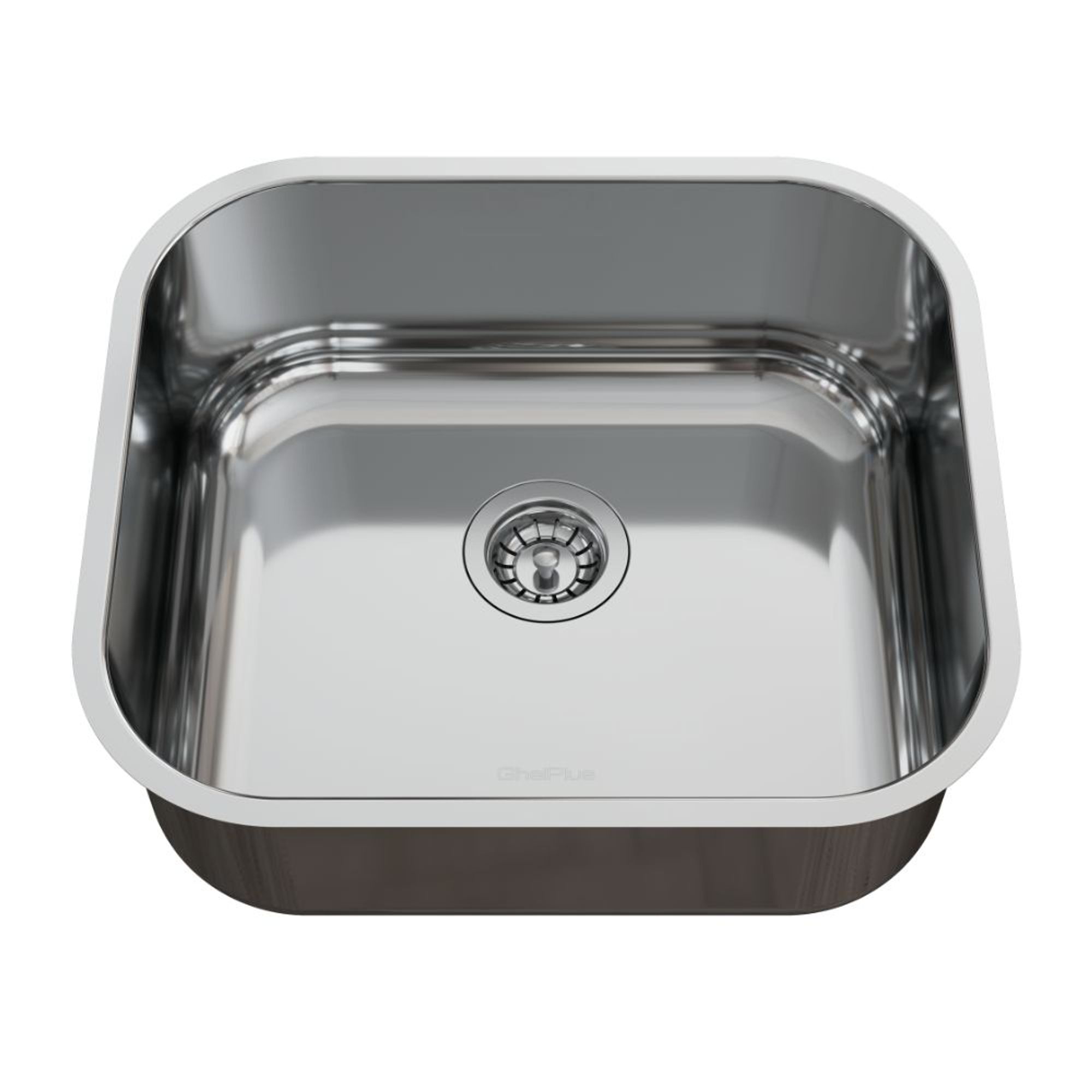 Cuba de Embutir Quadrada Aço Inox Polido N3 Gheplus