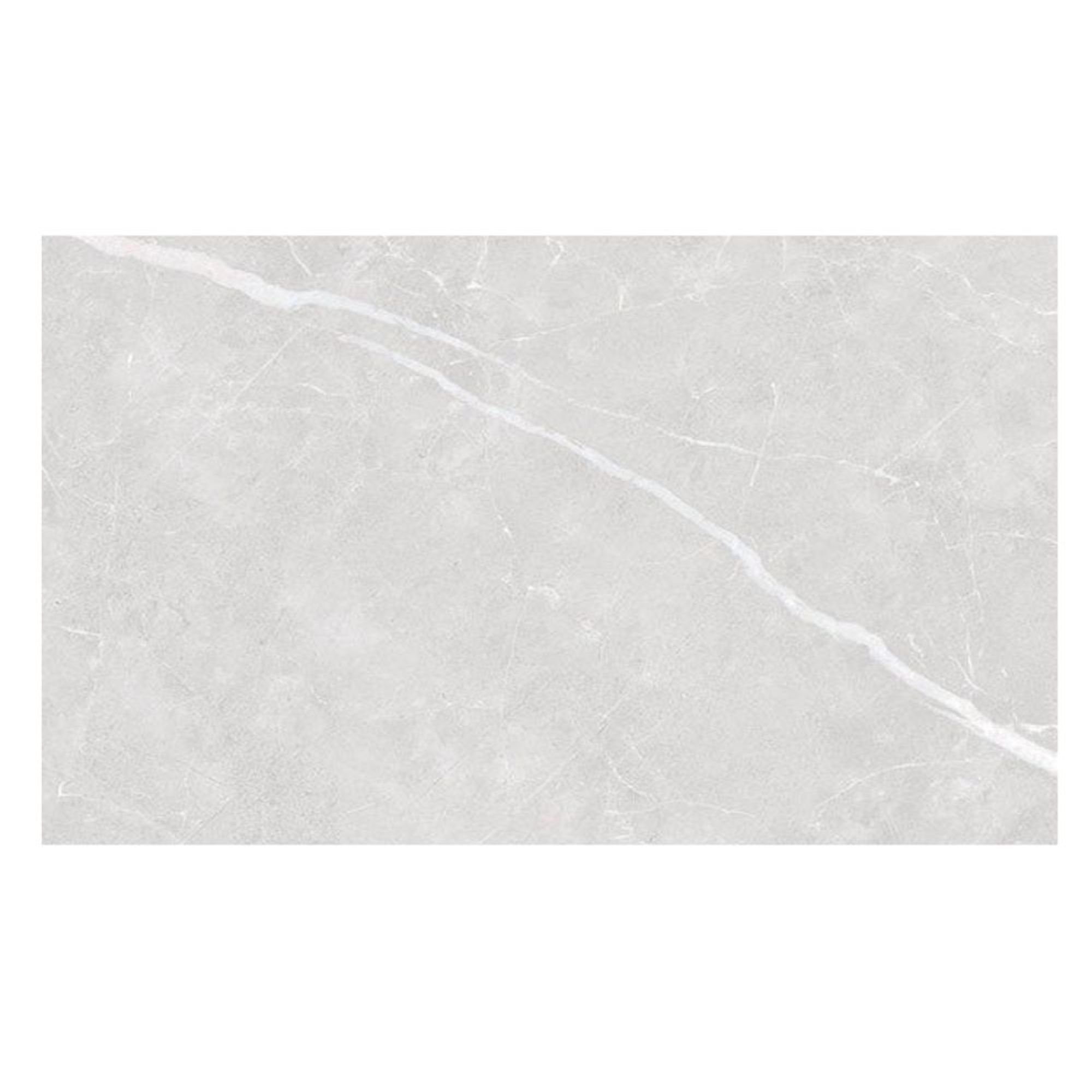 Porcelanato Venato Off White Retificado Polido Cinza 60x120cm