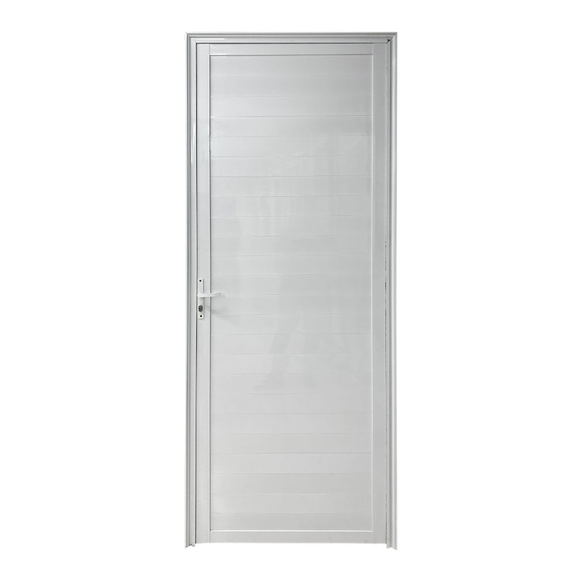 Porta Laminada Fechada Alumínio Branco 210x60cm Proex