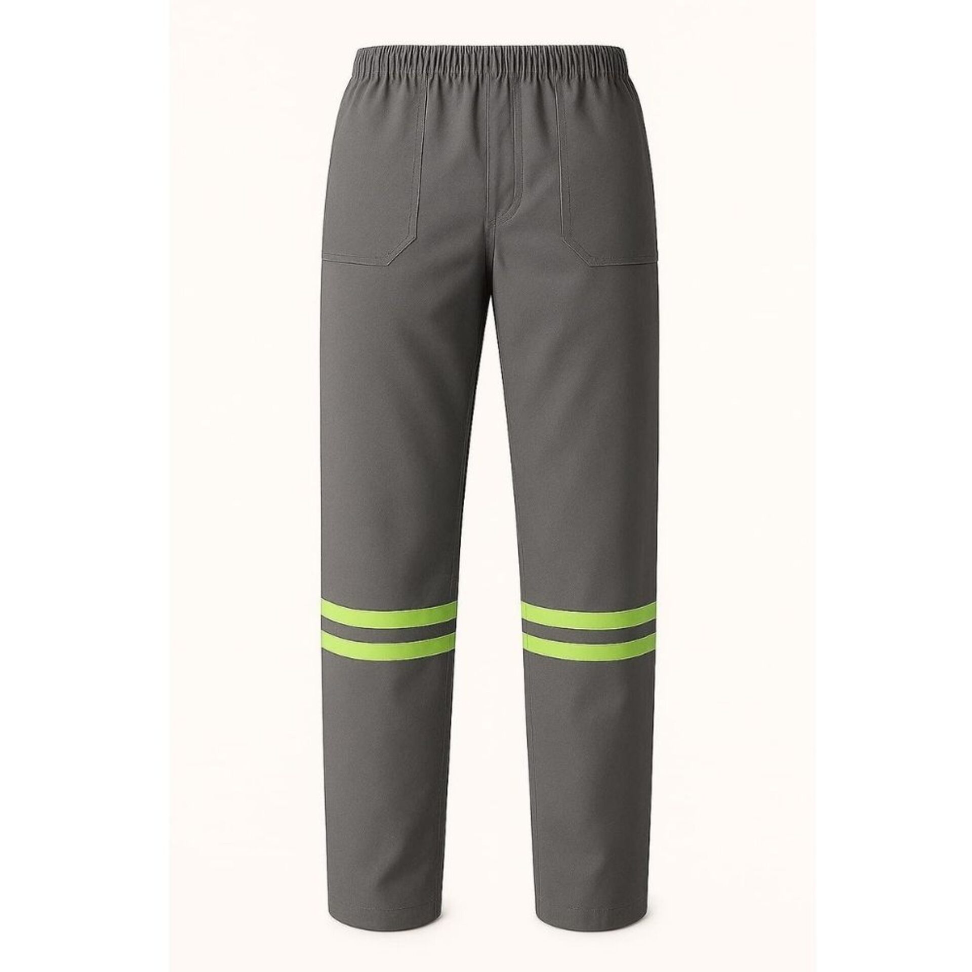Calça Brim Refletiva Cinza Tockformes