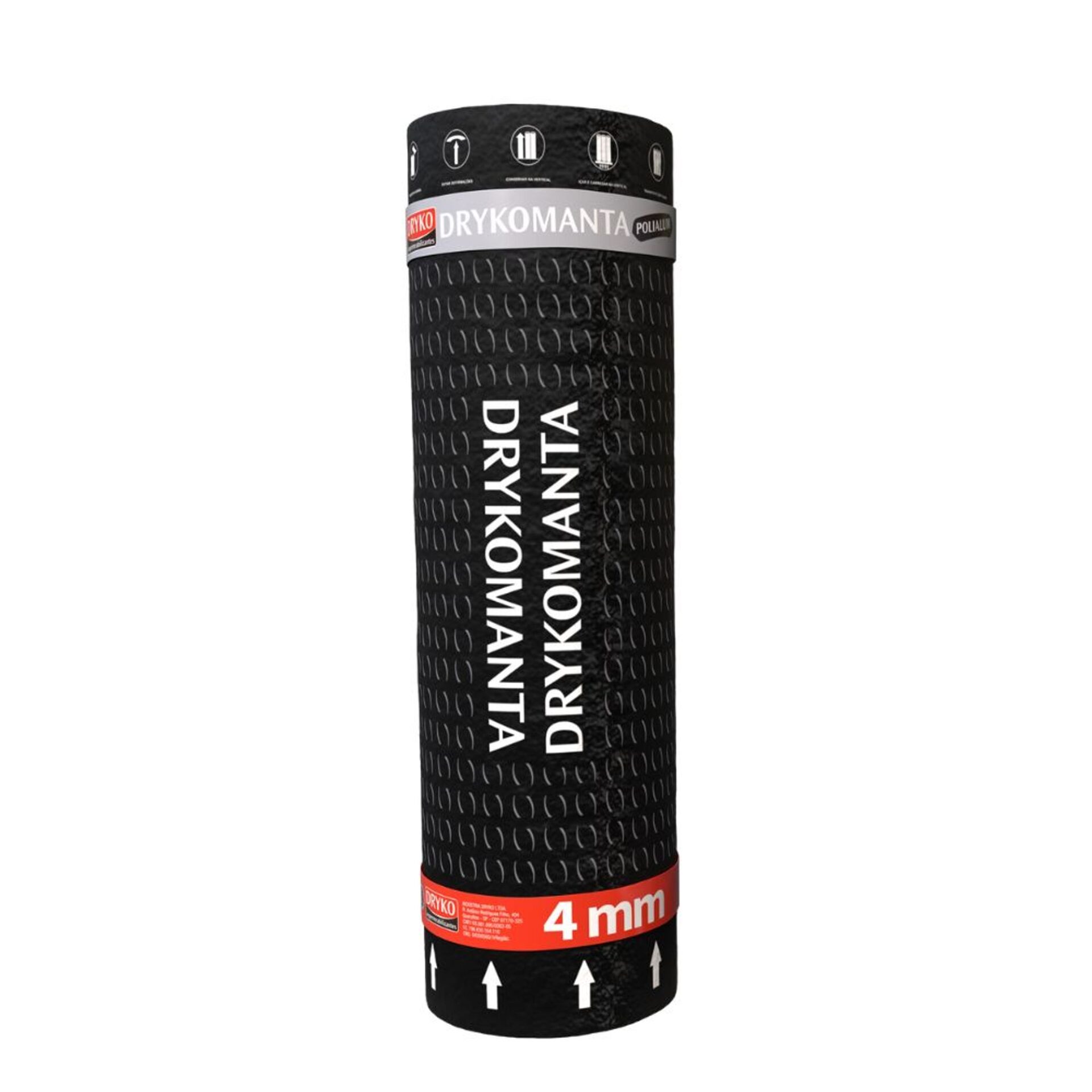 Manta Asfáltica Drykomanta PP TP III B 4mmx10m Dryko