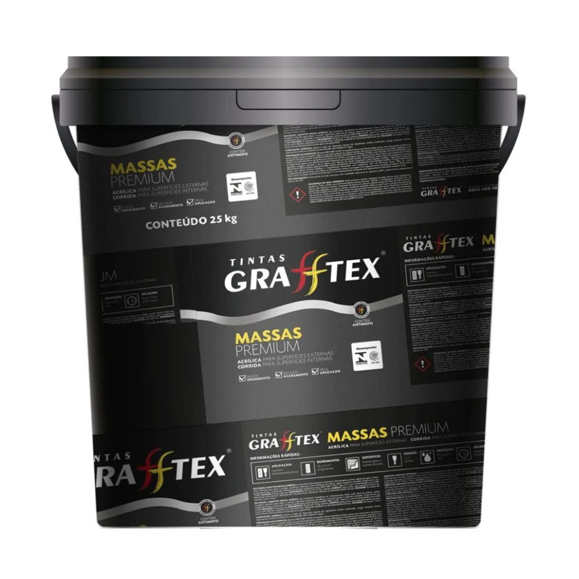Massa Acrílica 25Kg Grafftex