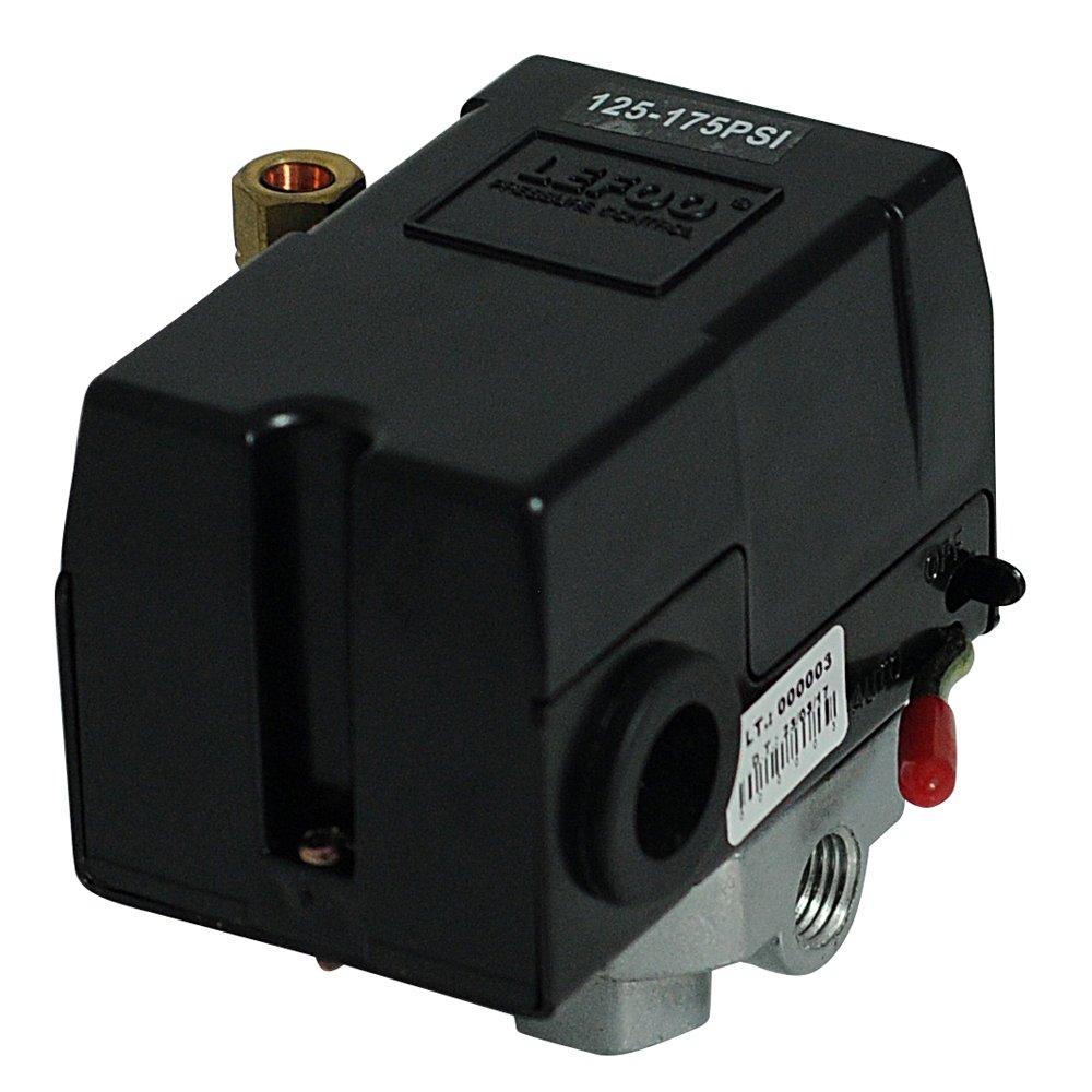 Pressostato 125/175 PSI com Válvula, Chave e Manifold 4 Vias CHIAPERINI-14530