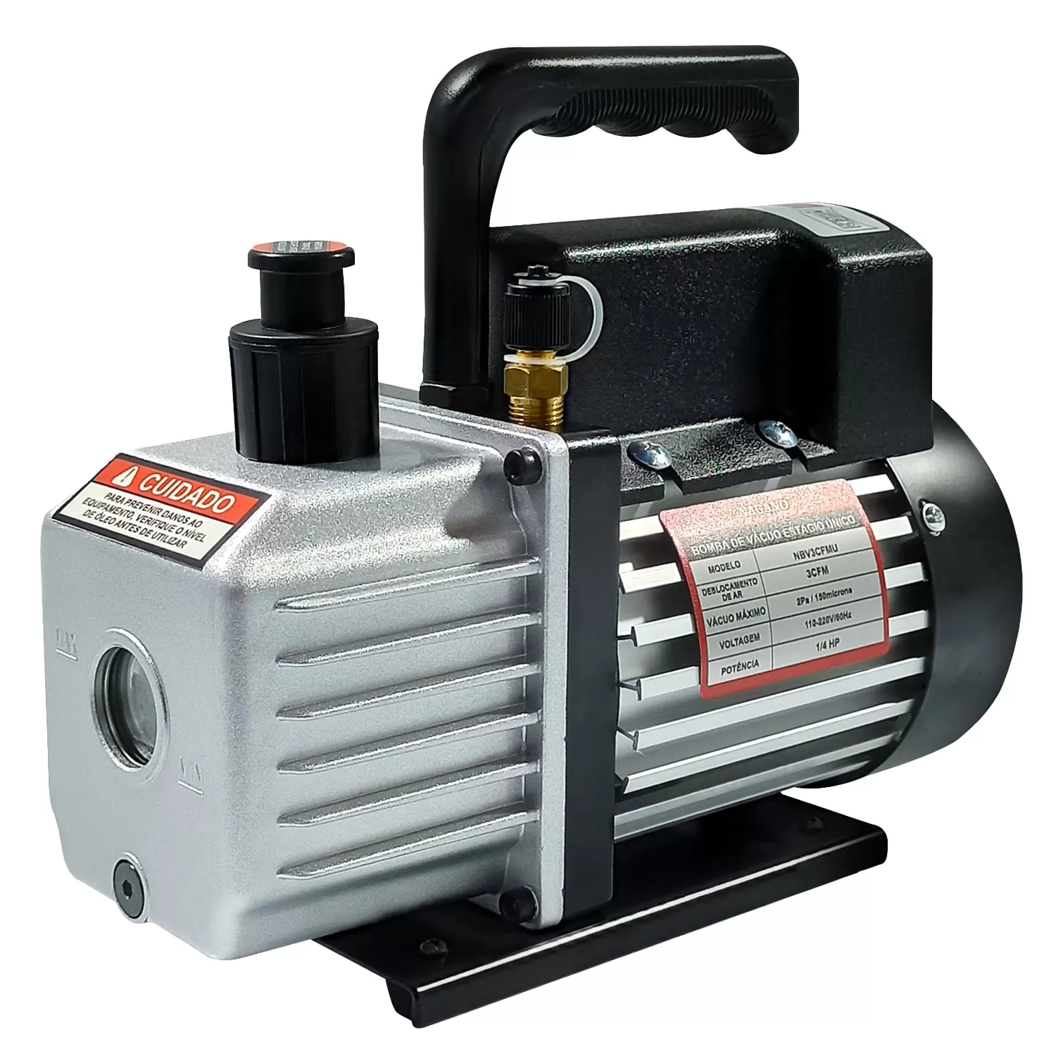 Bomba de Vácuo 1 Estágio 1.8cfm 60hz 110-220v