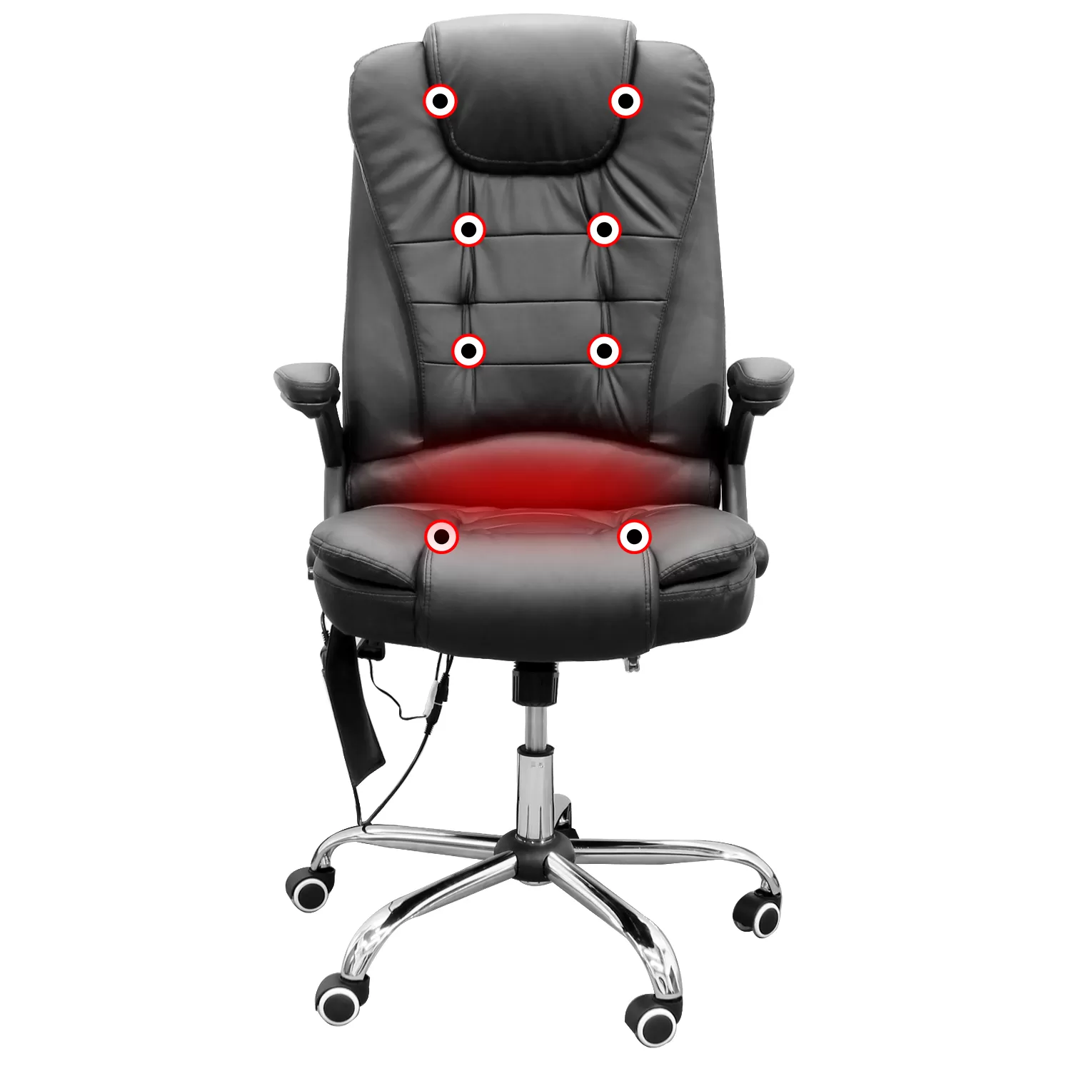 Cadeira de Massagem com Aquecimento Presidente Luxo
