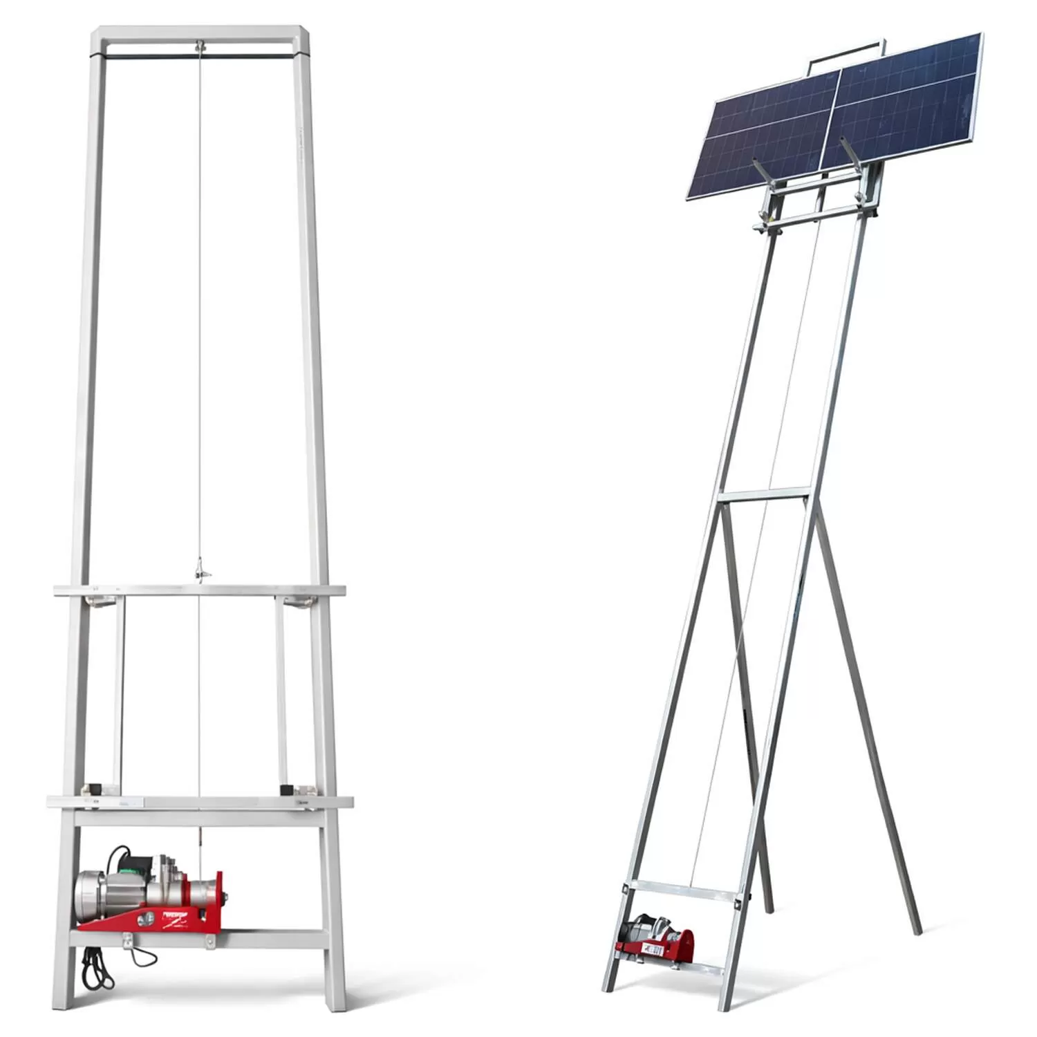 Elevador para Placa Solar Motorizado 15m 1300w 200kg