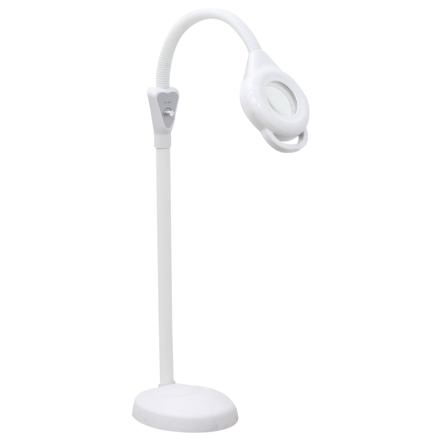 Lupa Luminária Articulada Branca