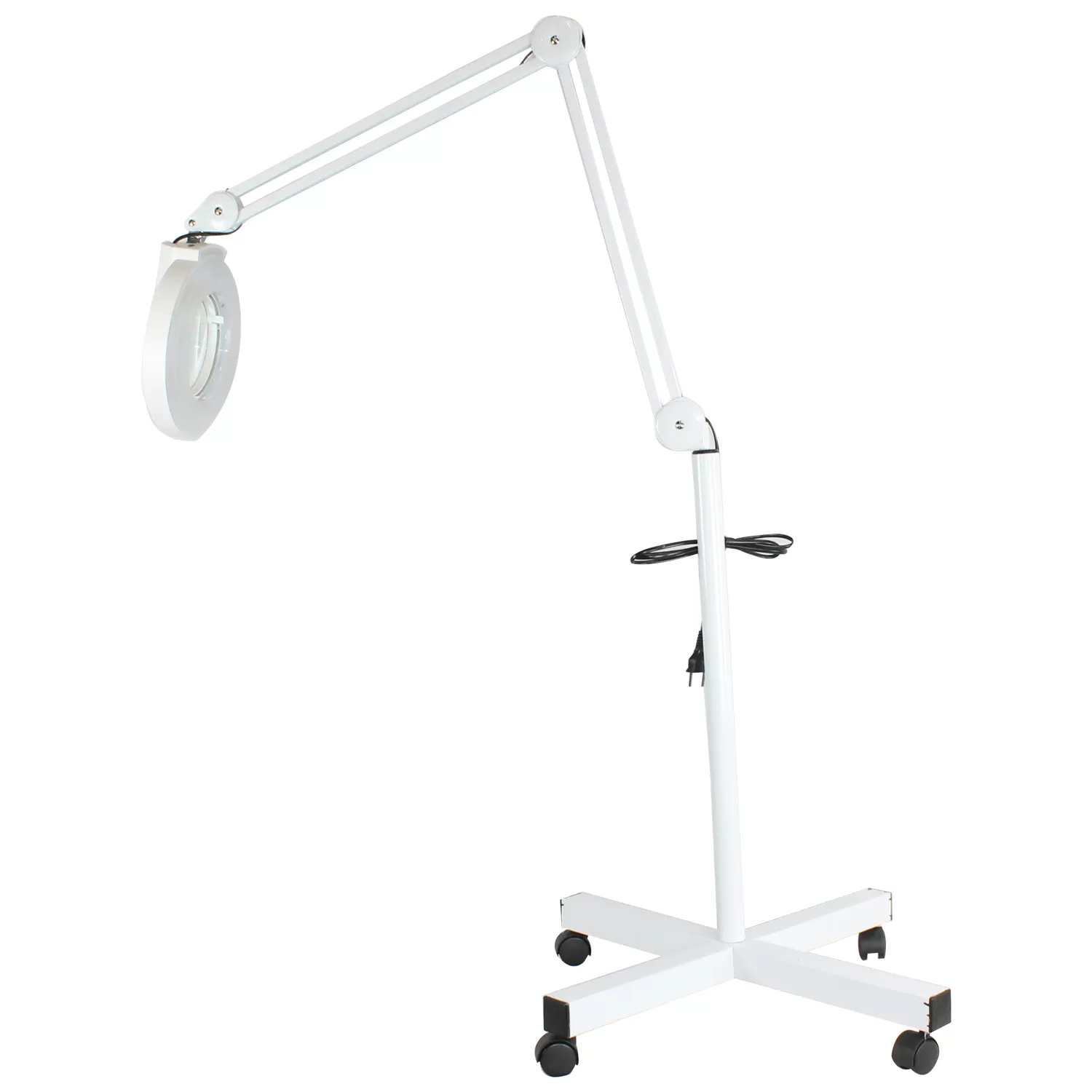 Lupa Luminária Led Tripé Branca Aumento 5x – 220v
