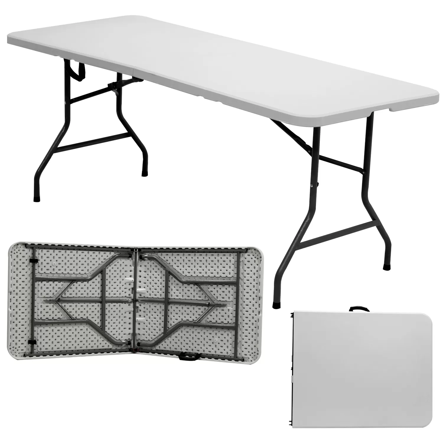 Mesa Dobrável 1.80m 200kg – TMD180
