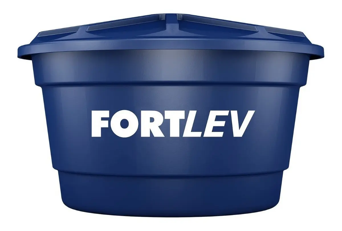 Tanque de água Fortlev Caixa deapos;água vertical 310L Polietileno Azul